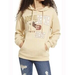 Nordstrom Vinyl Icons Joshua Tree Cali S Sweatshirt Hoodie Split Graphic NEW B48